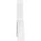 Ekena Millwork Archdale Architectural Grade PVC Gable Bracket, 60"W x 40"H x 6"D x 6"F, 16/12 Pitch GBP060X40X0606ARC00 - alternate 2